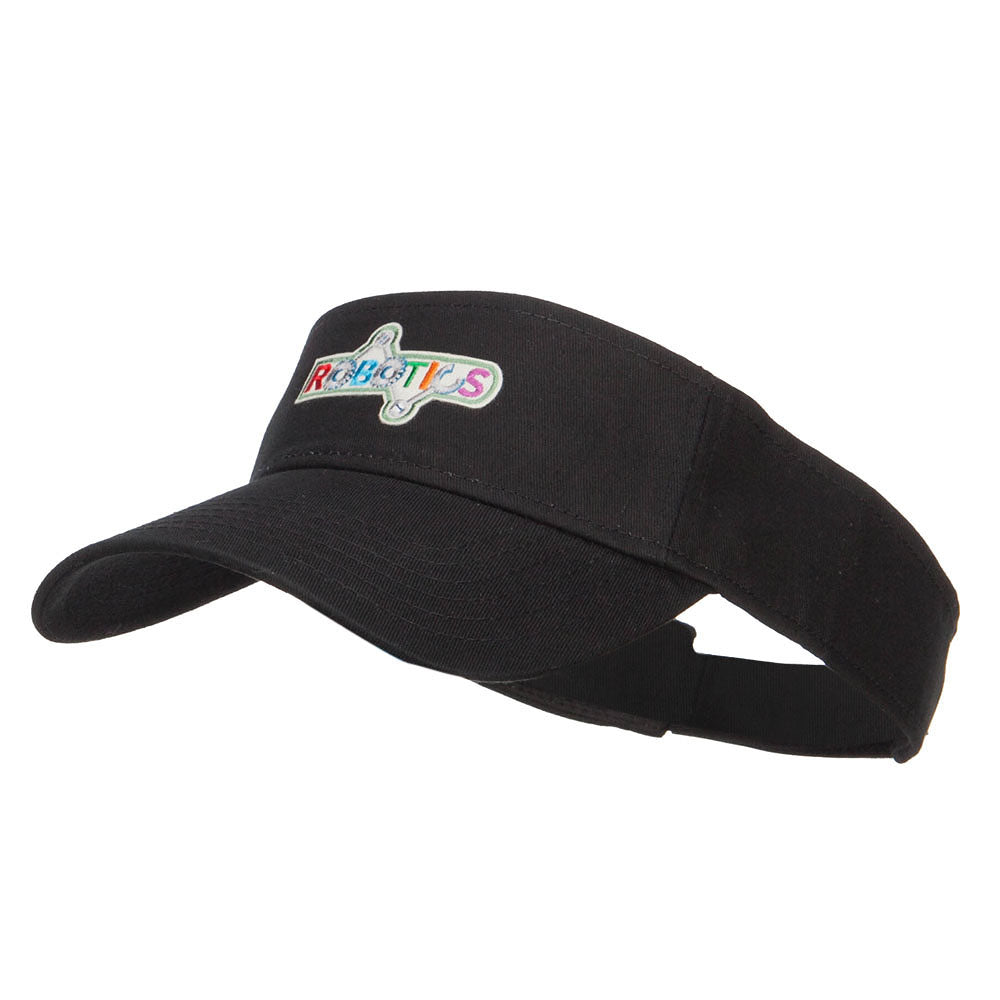 Robotic Science Stem Patched Sun Visor - Black OSFM