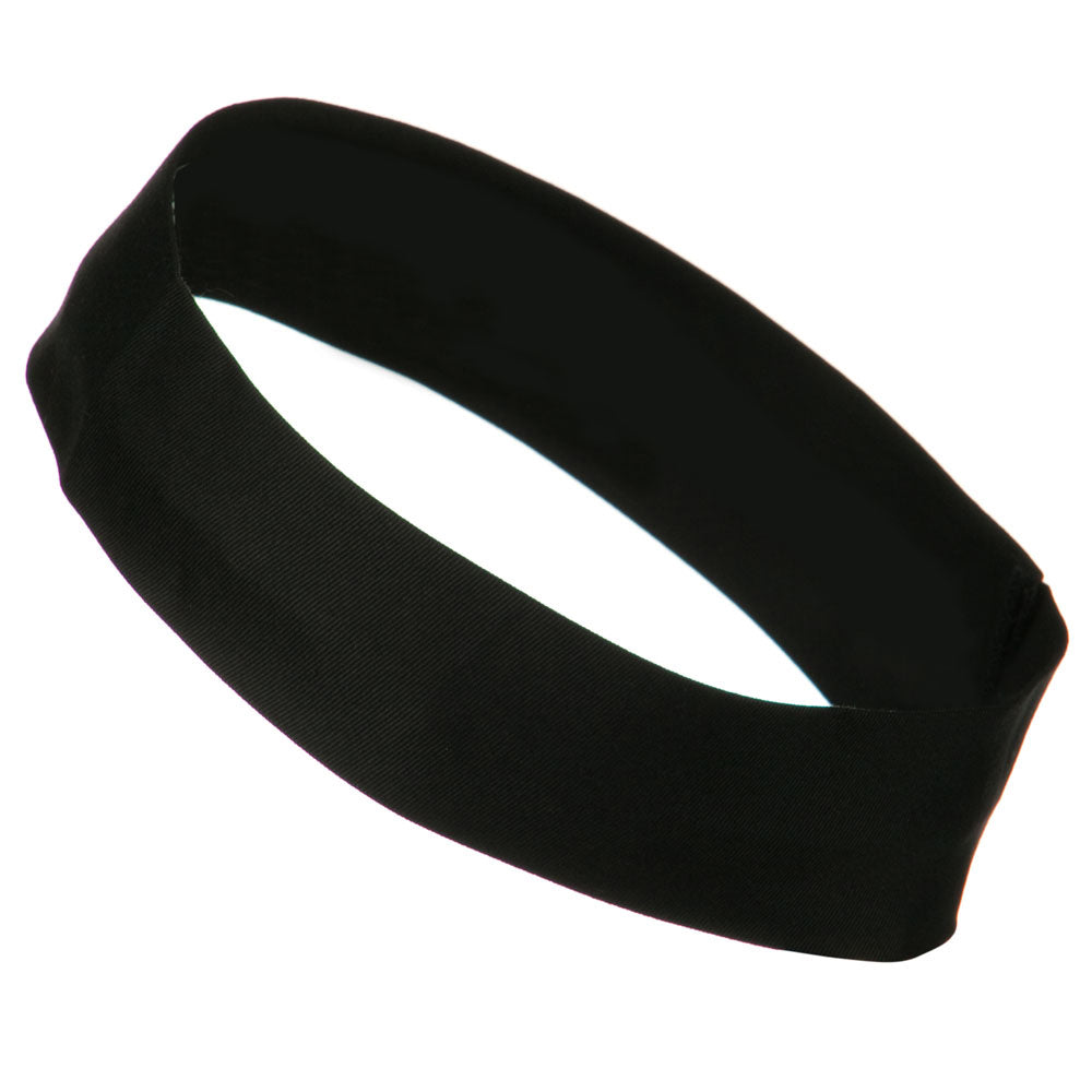 2 inch Removable Chino Twill Hat Band - Black OSFM