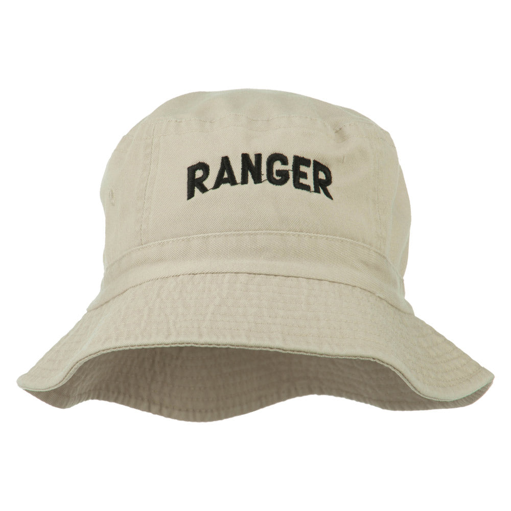 Ranger Embroidered Bucket Hat - Stone OSFM