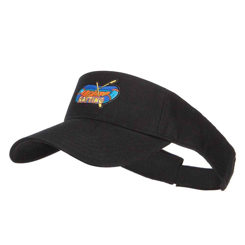 Rafting Patched Sun Visor - Black OSFM