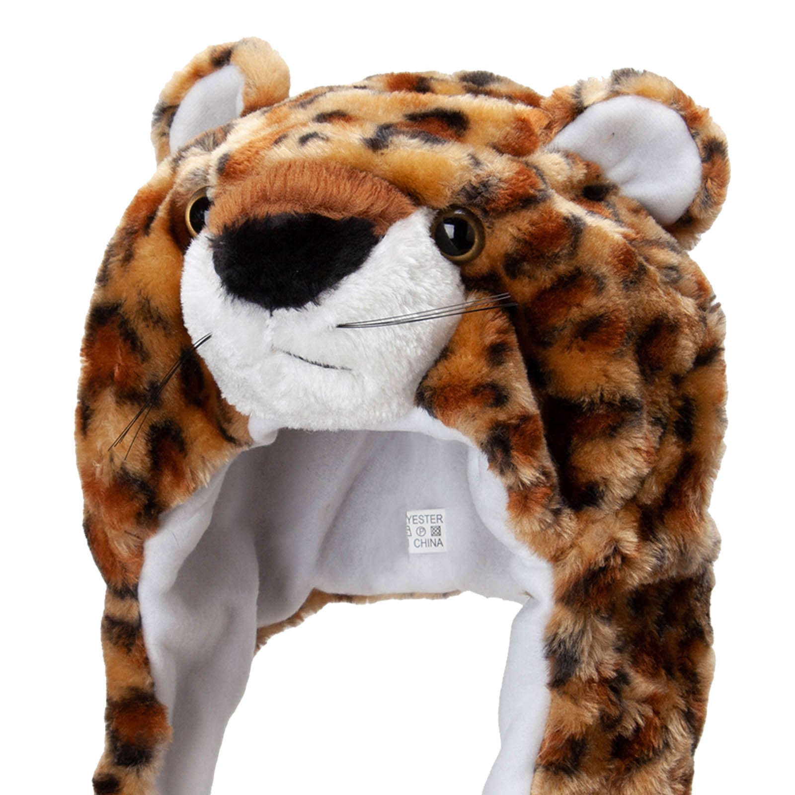 Polyester SW Animal Hat - Leopard OSFM