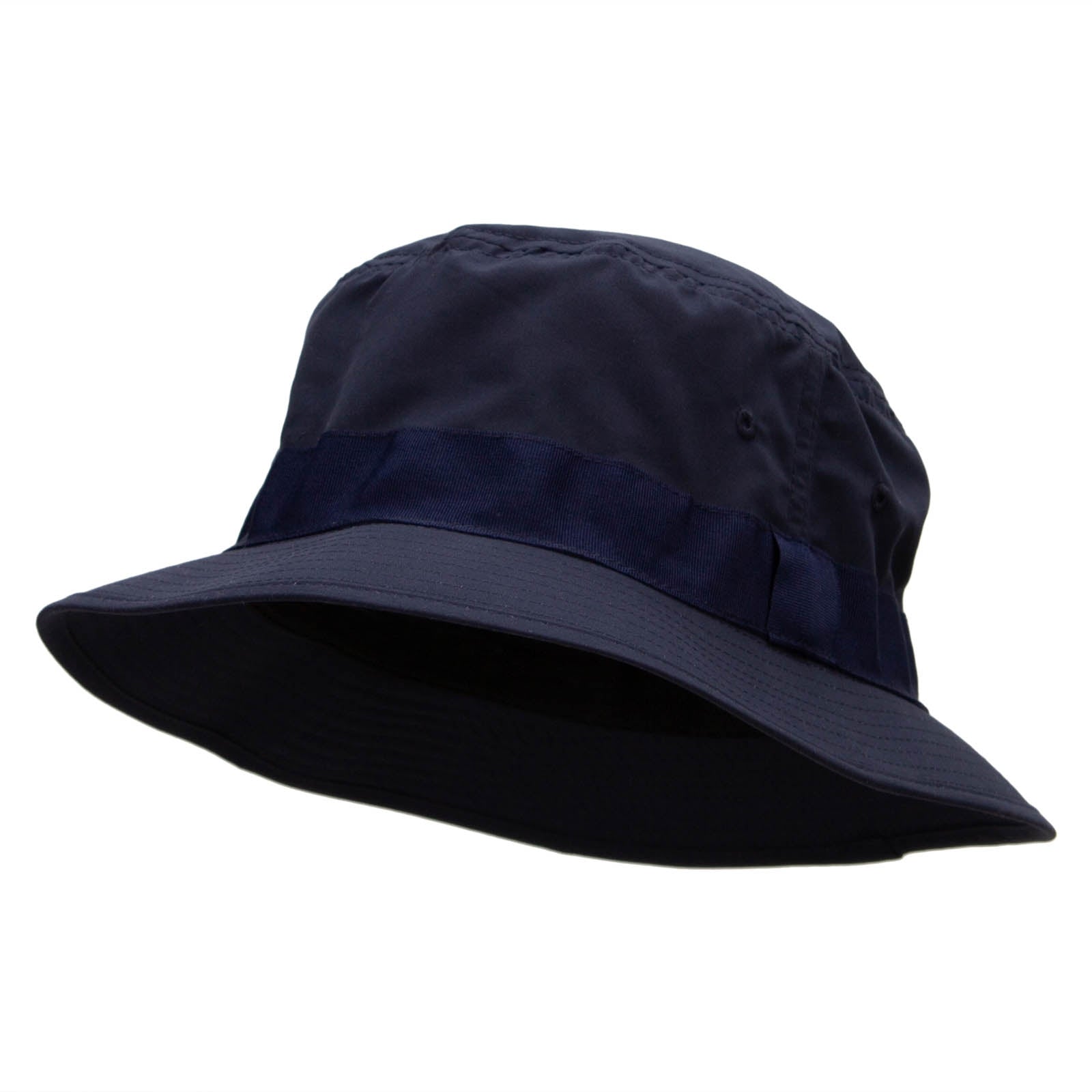 Water Repellent Microfiber Golfer Hat - Navy XL-2XL