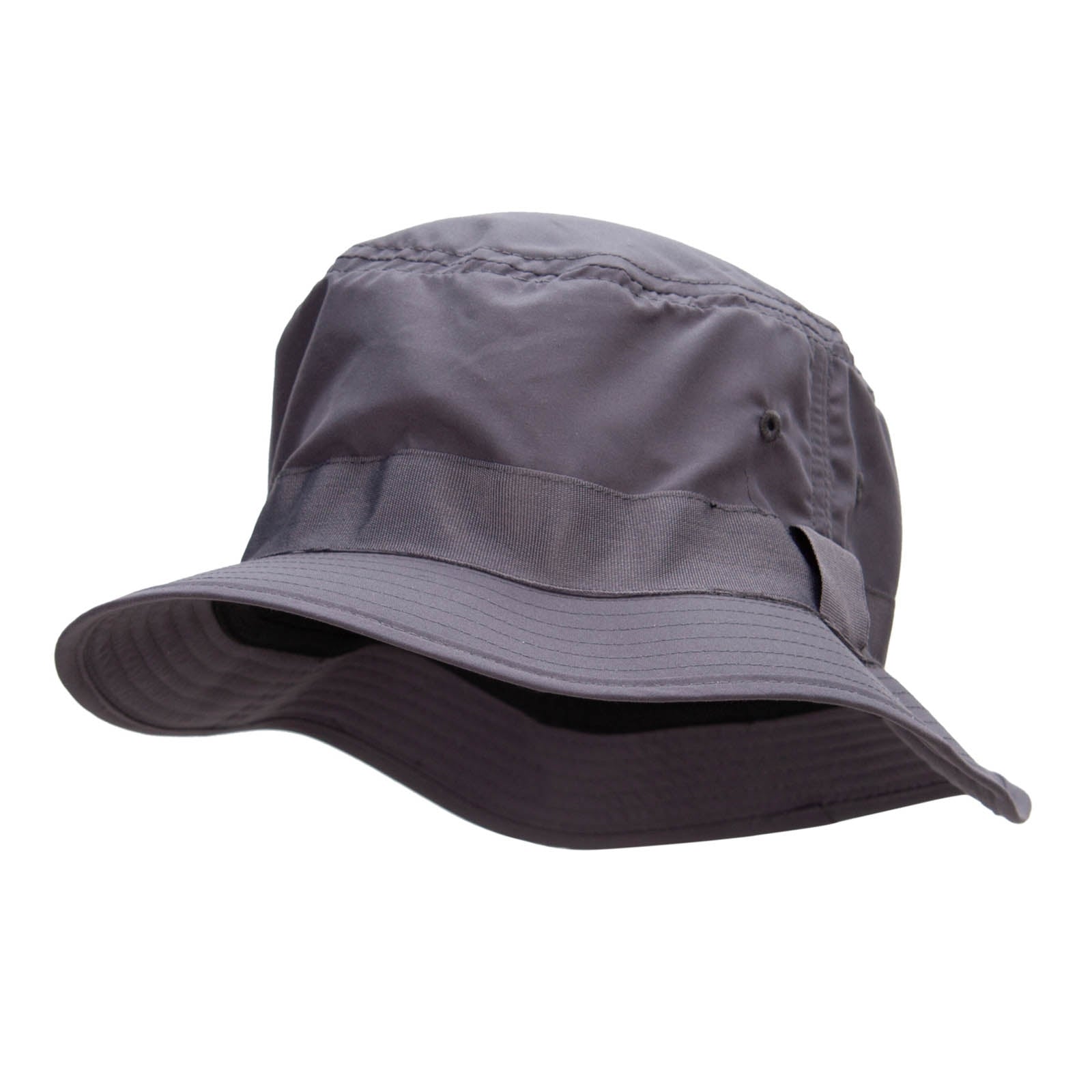 Big Size Microfiber Golfer Hat - Charcoal XL-2XL