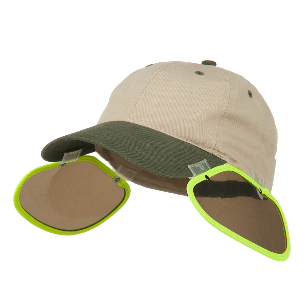 UV Clip On Shade Panel for Hats (Panel Only) - Yellow OSFM