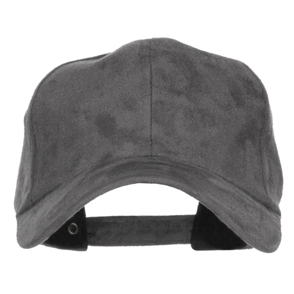 Structured Faux Suede Cap - Dk Grey OSFM