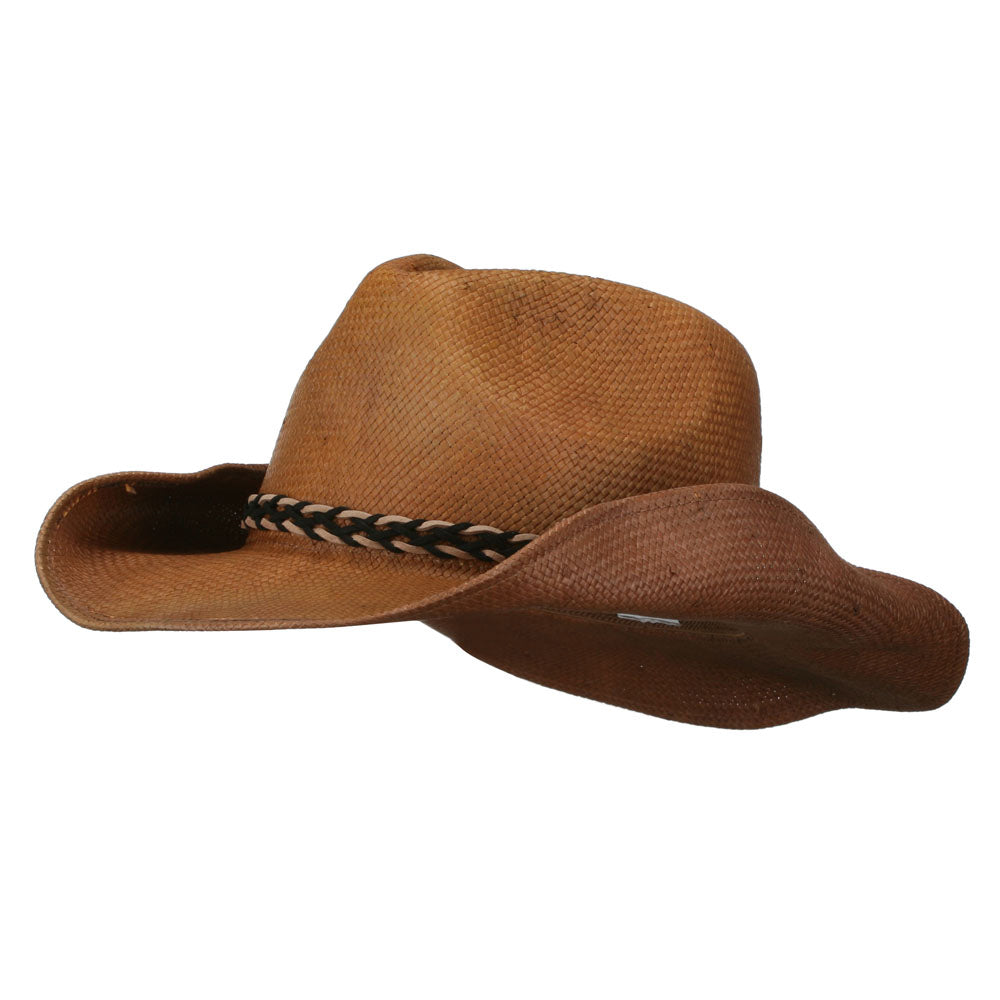 Twisted Band Men&#039;s Cowboy Hat - Brown M