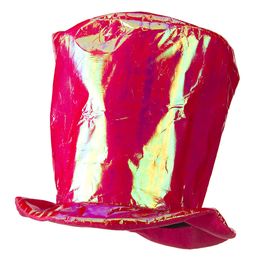 Iridescent Tall Hat - Pink OSFM