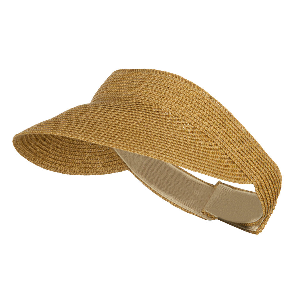 UPF 50+ Tweed Adjustable Visor - Toast OSFM