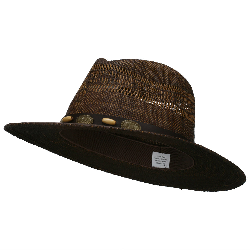 Men&#039;s Tea Dye Safari Hat - Brown 57CM