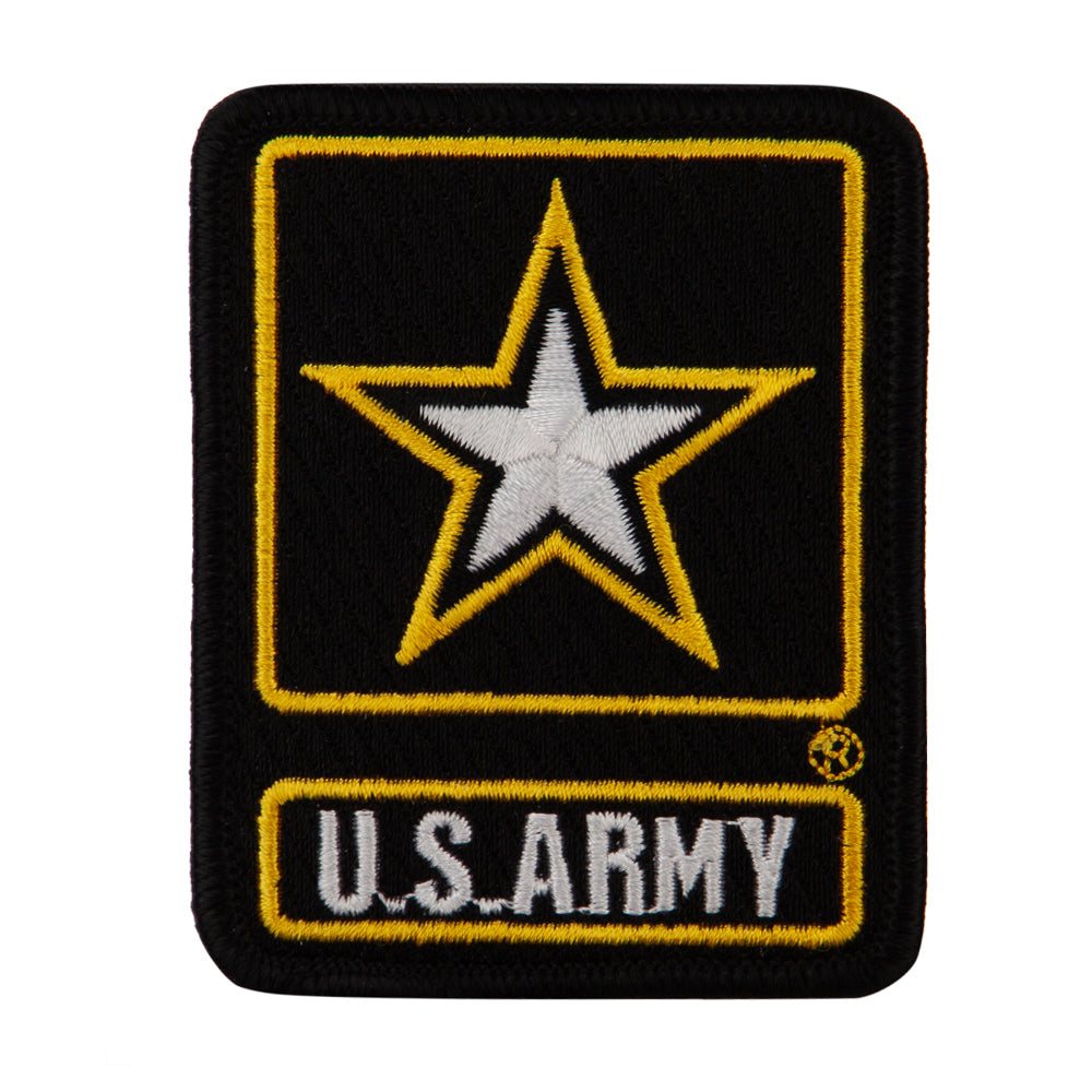 U.S Army with Star Embroidered Rectangular 3 Inch Patch | Army Patch ...