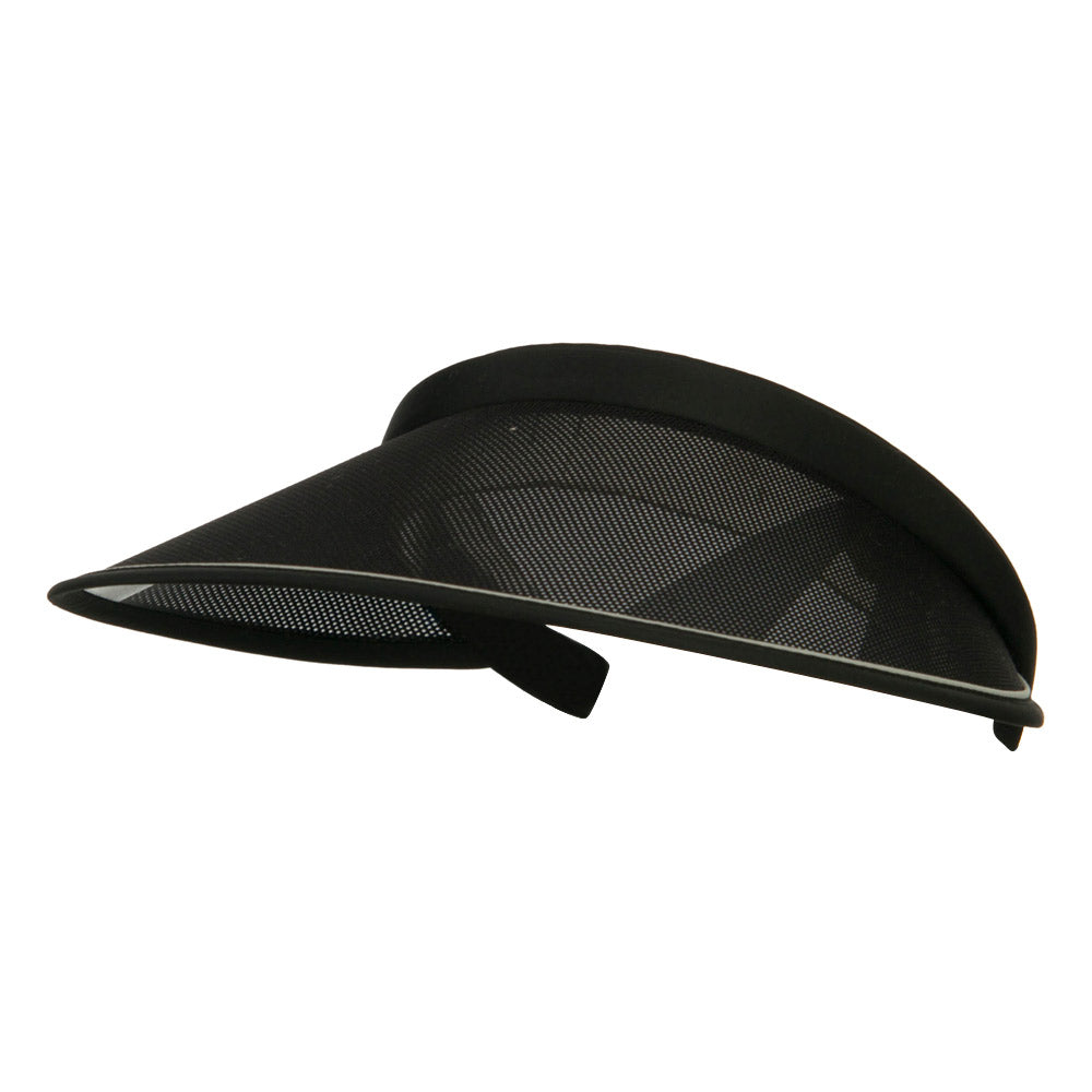 UV 50+ Protection Clip On Visor - Black OSFM