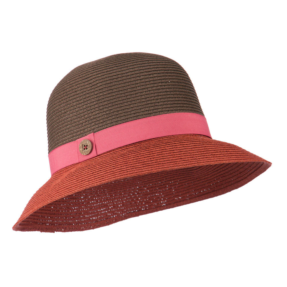 Women&#039;s UPF 50+ Paper Braid Sun Hat - Fuchsia OSFM