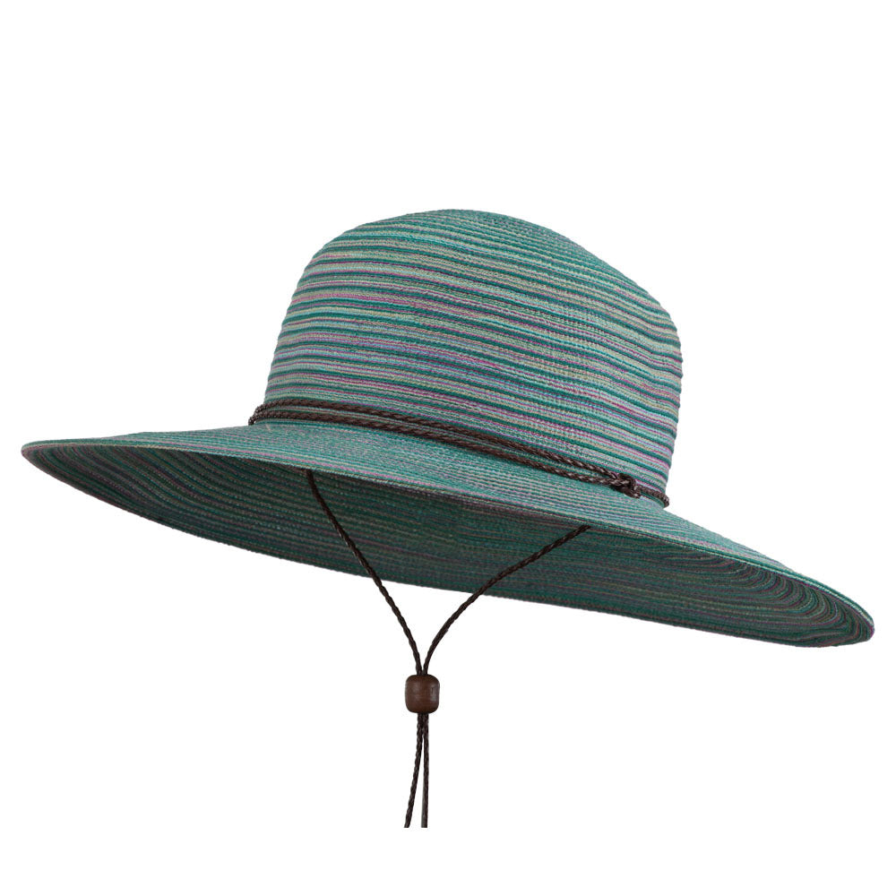 UPF 40+ Poly Braid Sun Hat - Green OSFM