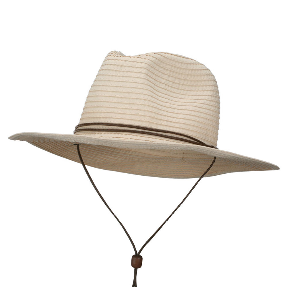 Men&#039;s Adjustable UPF 45+ Gambler Sun Hat - Beige OSFM