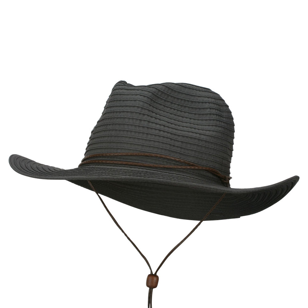 Men&#039;s Adjustable UPF 45+ Gambler Sun Hat - Grey OSFM