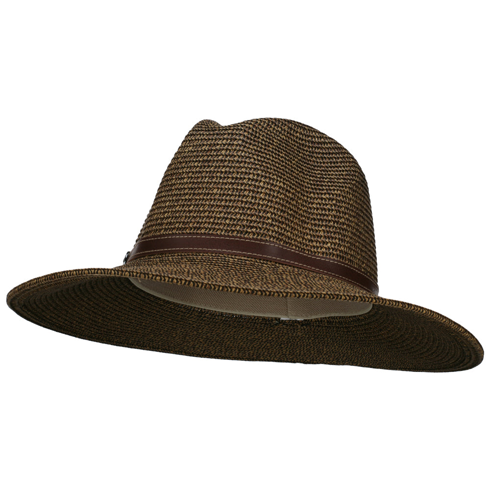 Men&#039;s UPF 50+ Braid Safari Hat - Black OSFM