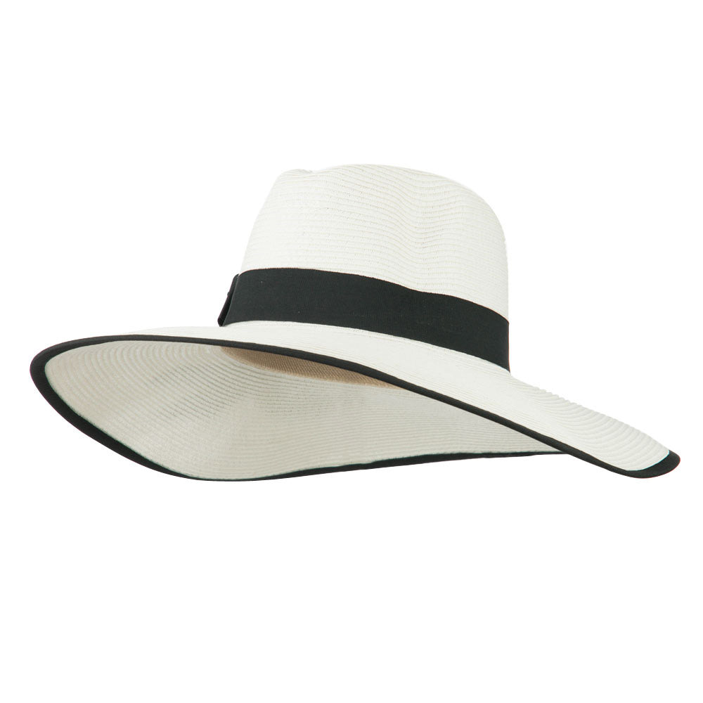 Women&#039;s UPF 50+ Trimmed Brim Hat - White OSFM