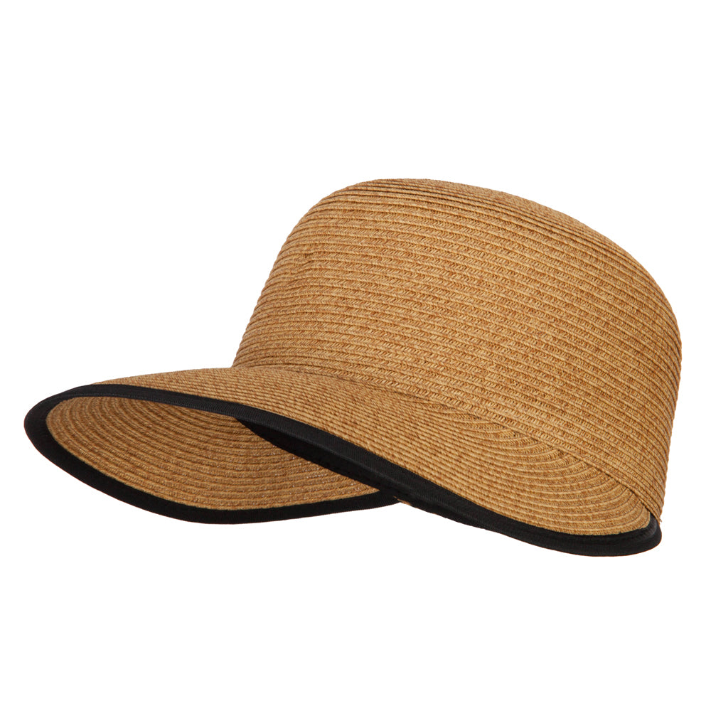 UPF 50+ Women&#039;s Paper Braid Large Brim Hat - Tan Tweed OSFM