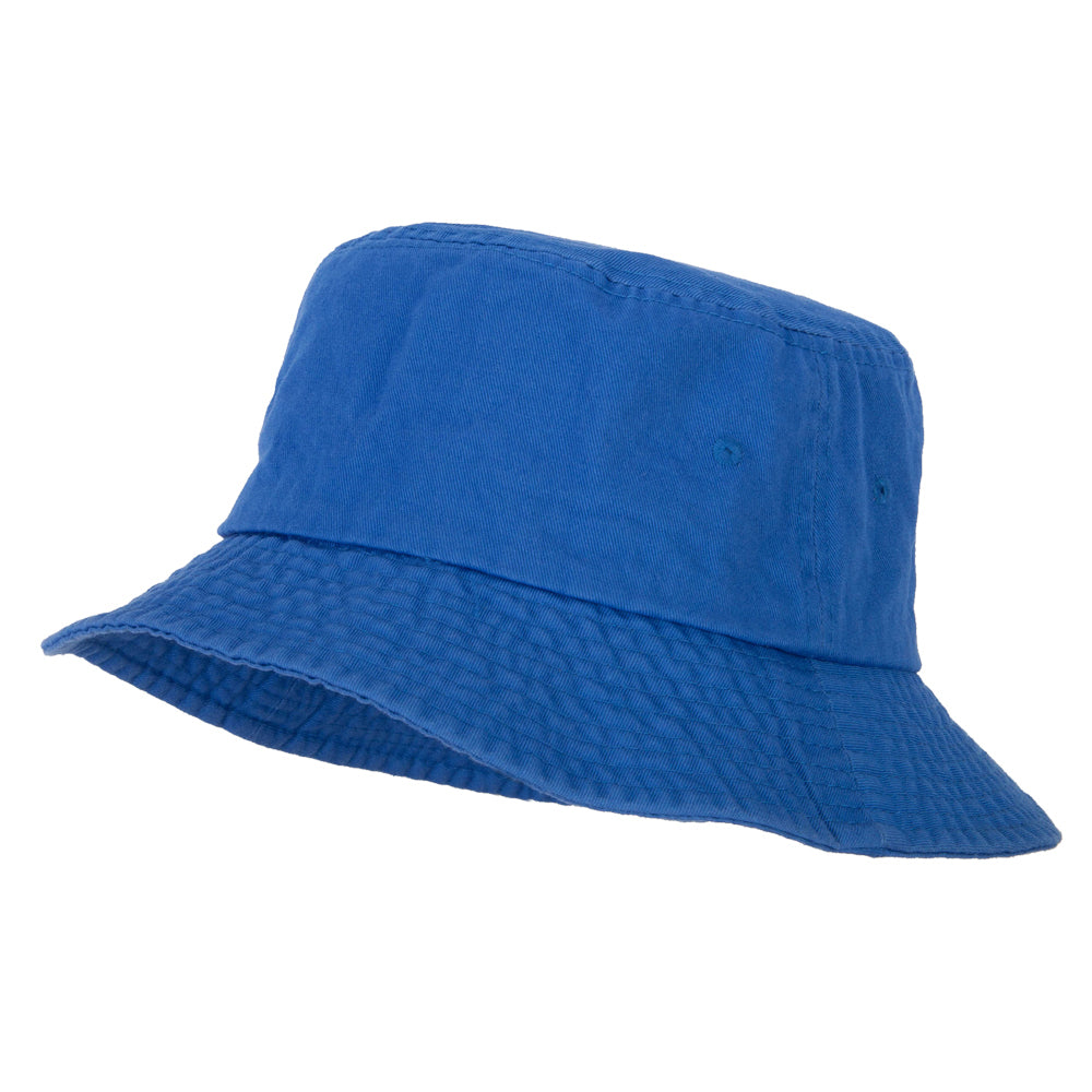 Unisex Multipurpose Crushable Cotton Twill Bucket Hat - Royal M