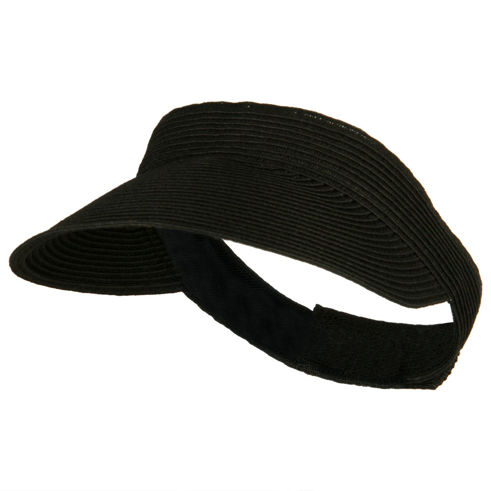 UPF 50+ Crushable Toyo Sun Visor - Black OSFM