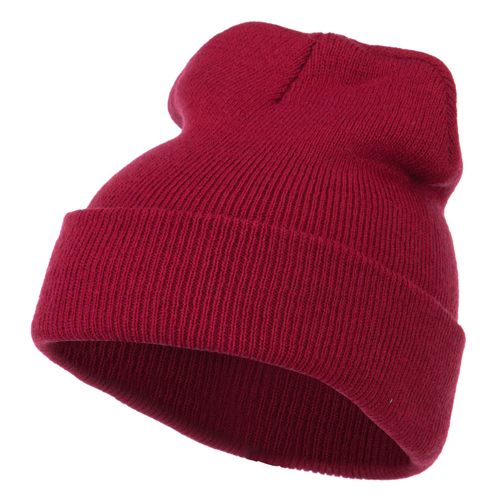 Super Stretch Knit Watch Cap Beanie - Cardinal OSFM