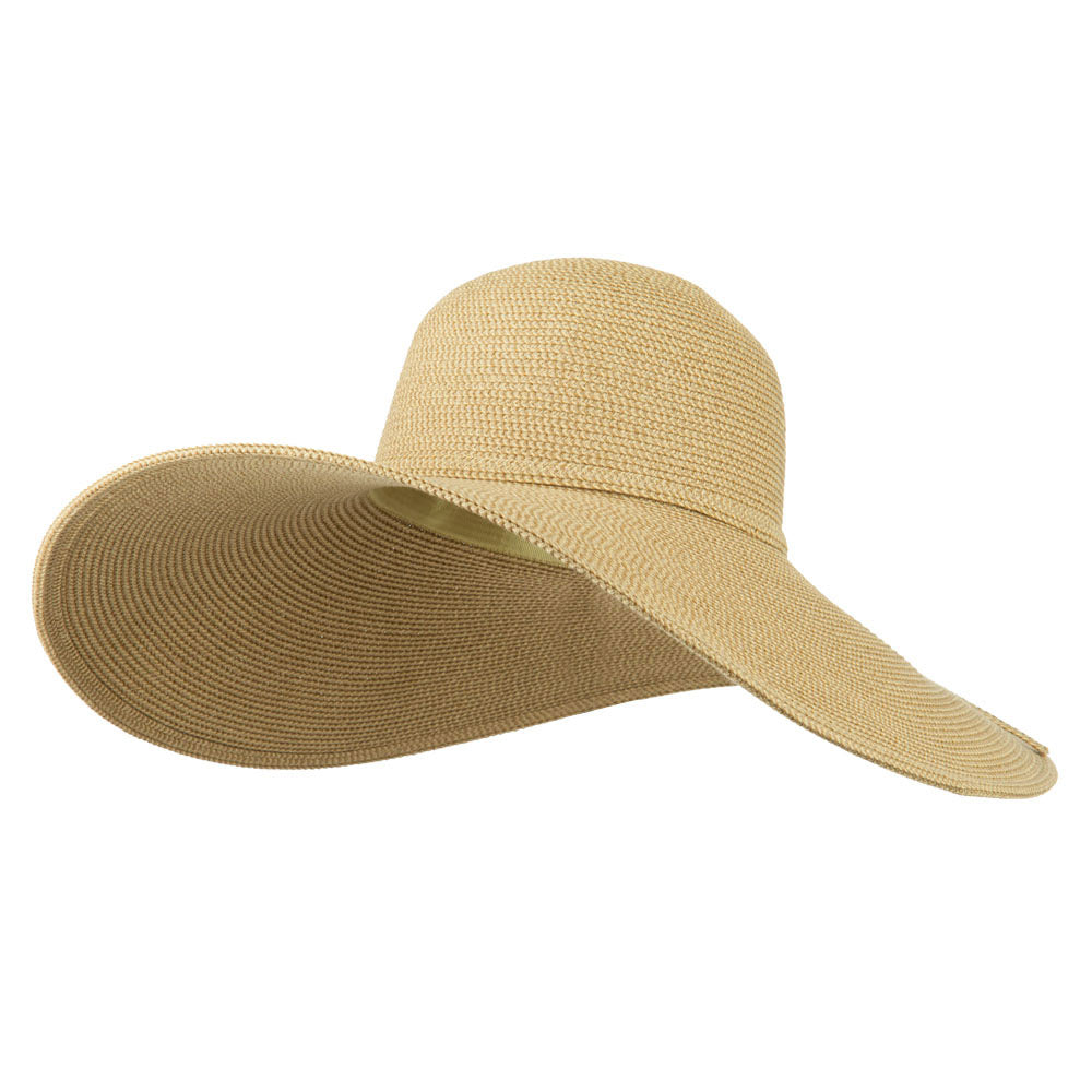 UPF 50+ Tweed 6 Inch Brim Hat - Tan OSFM