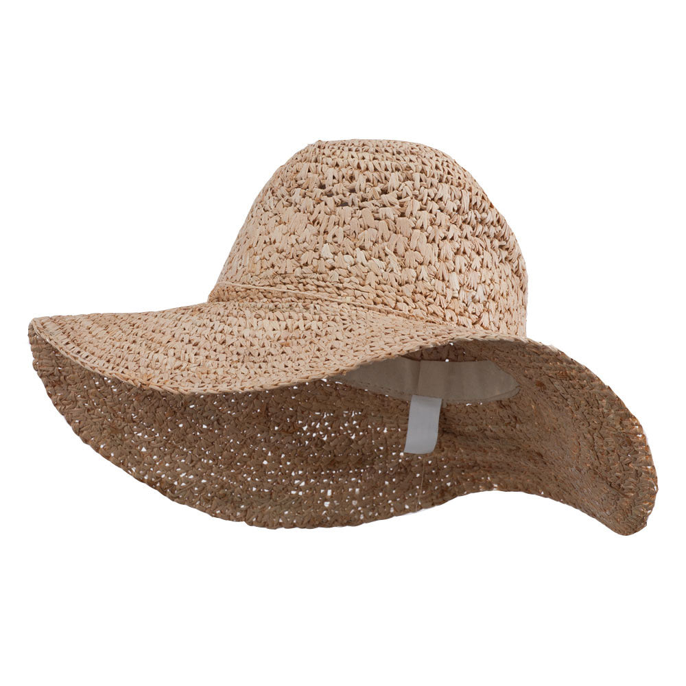 Women&#039;s Raffia Straw Sun Hat - Natural OSFM