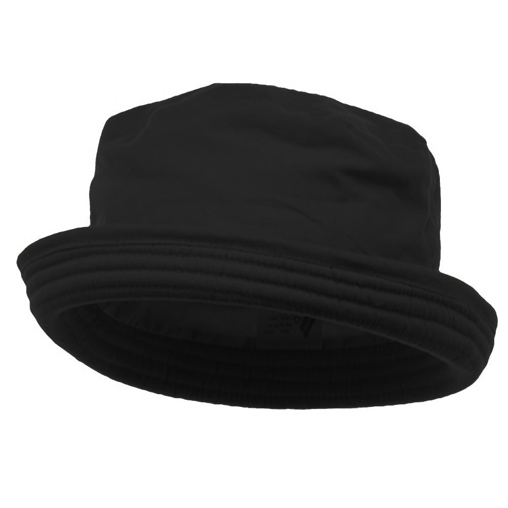 Washed Twill Fashion Hat - Black OSFM