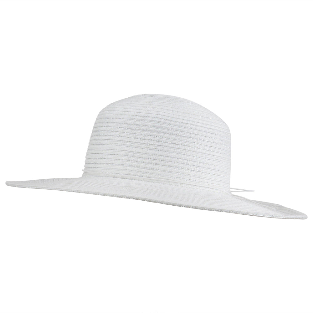 Ladies Fashion Toyo Hat - White OSFM