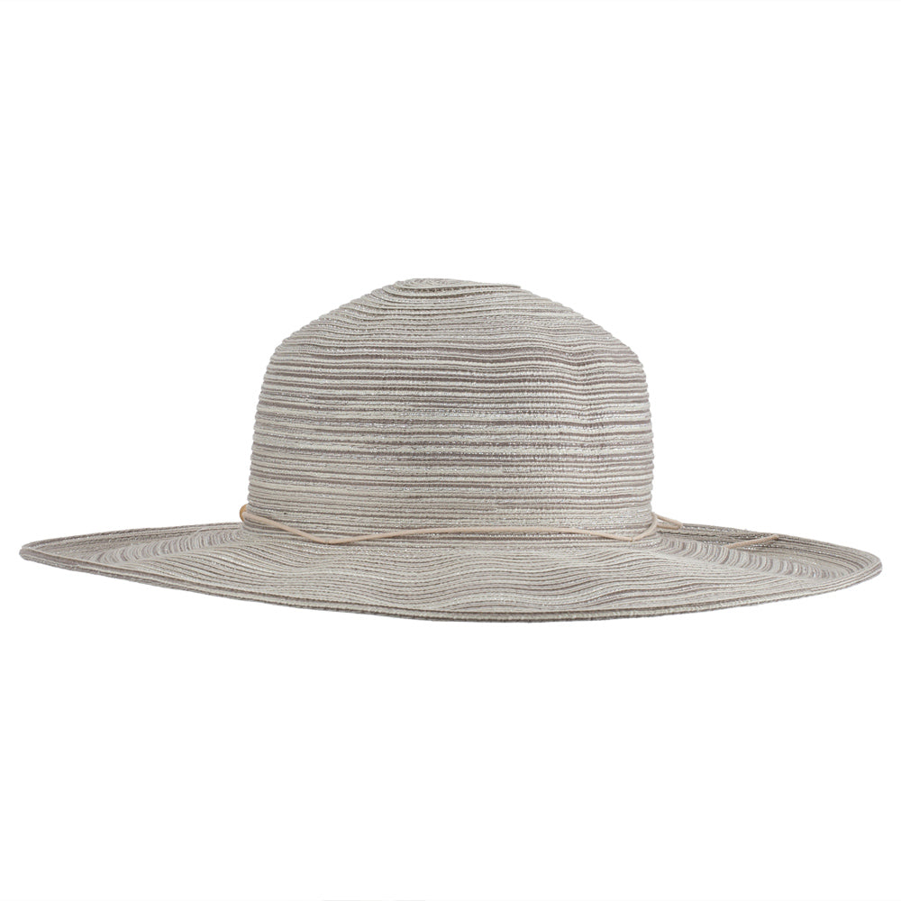 Ladies Fashion Toyo Hat - Grey OSFM