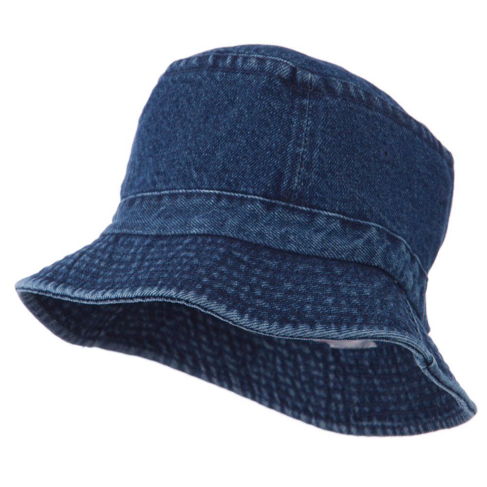 Youth Pigment Dyed Bucket Hat - Denim OSFM