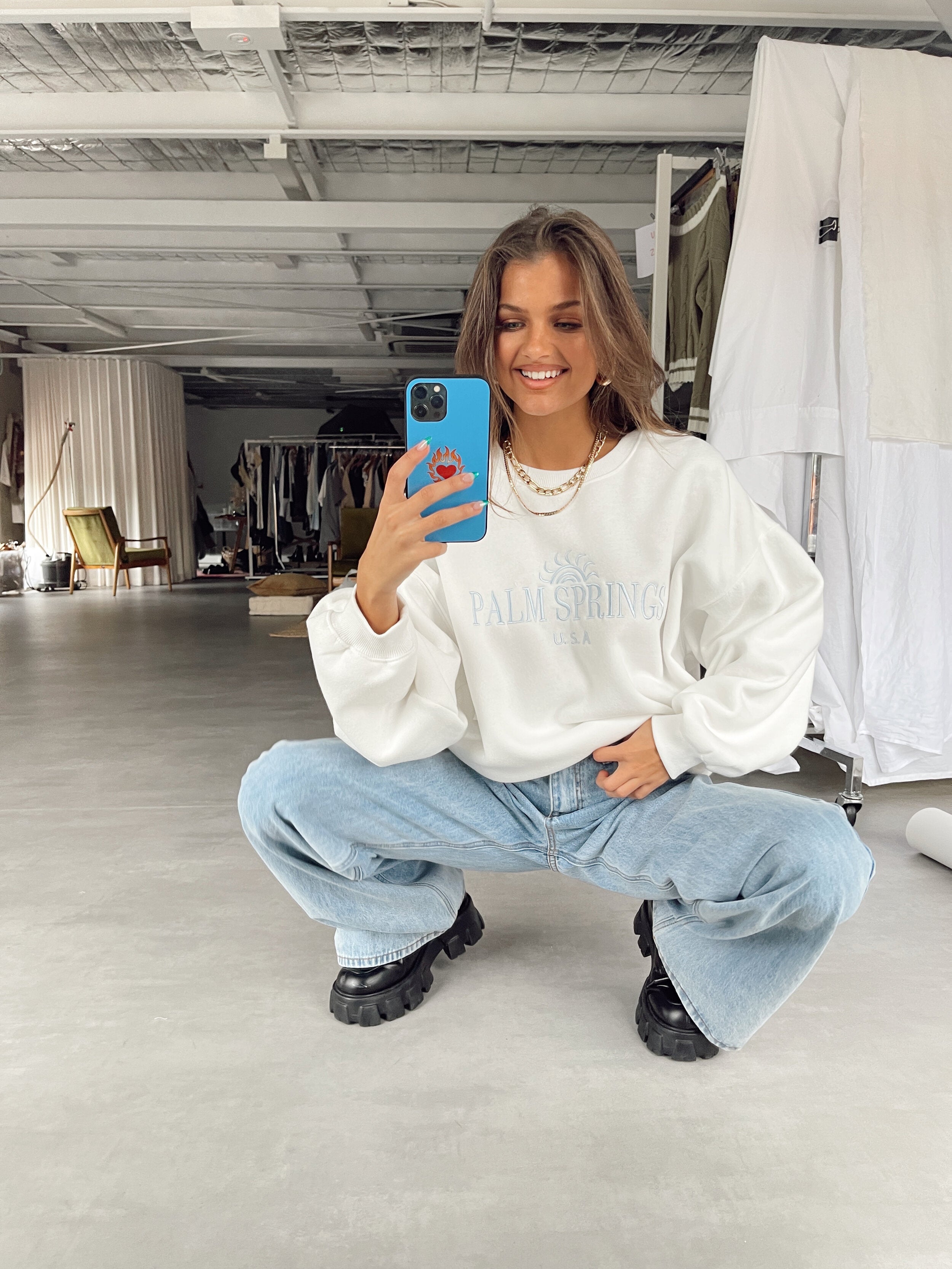 PALM SPRINGS JUMPER WHITE