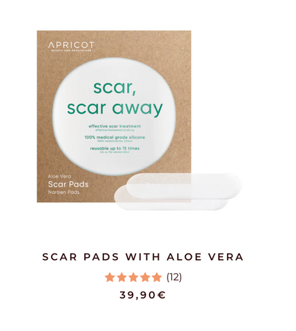 Narben Pad mit Aloe Vera