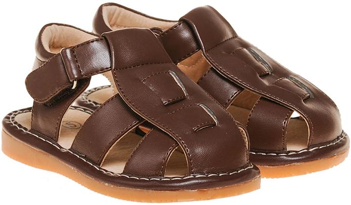 squeaky leather sandals
