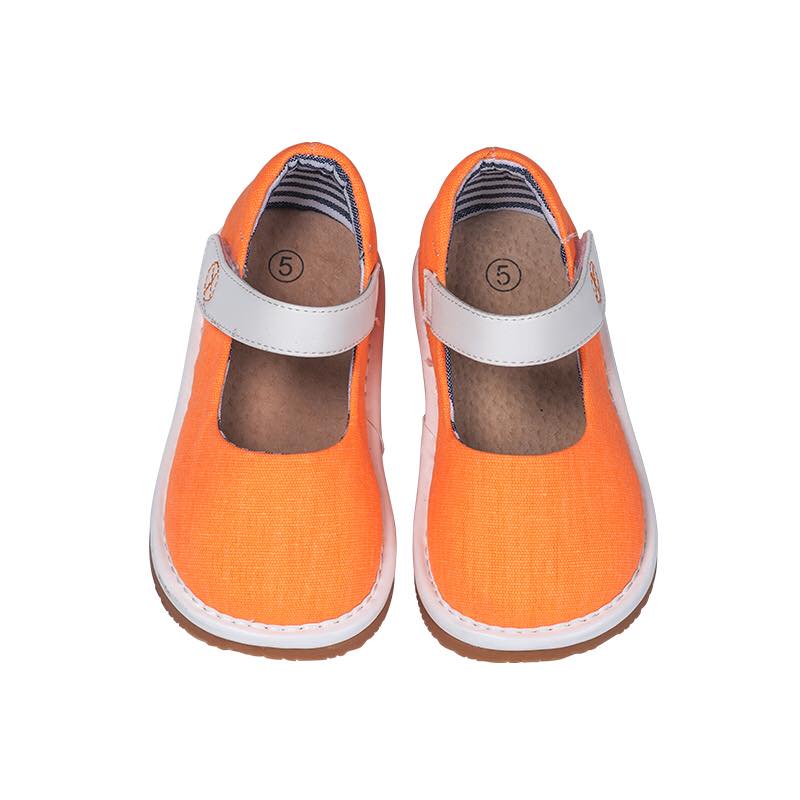 orange shoes for girls