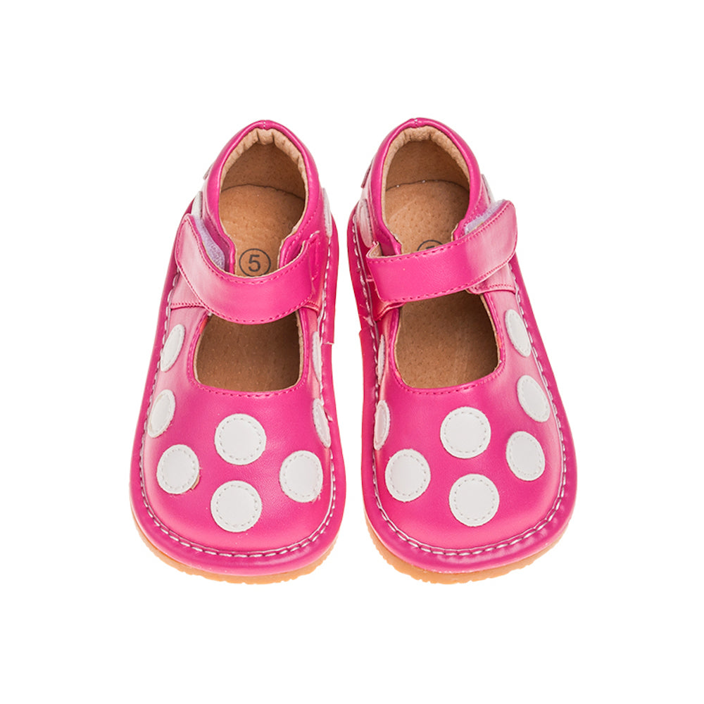 polka dot mary jane shoes