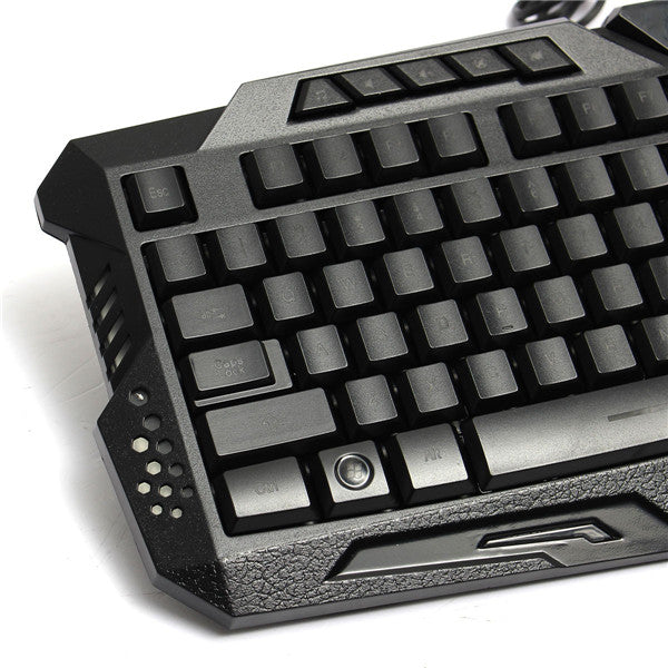 M200 USB 3 Colors LED Backlit Wired Gaming Keyboard – Meta Computers