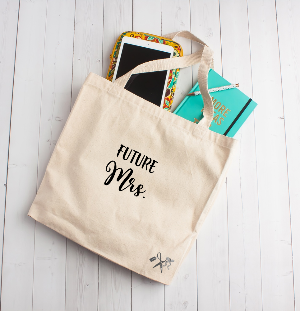 future mrs tote bag