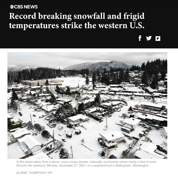 Freezing temperatures across the United States