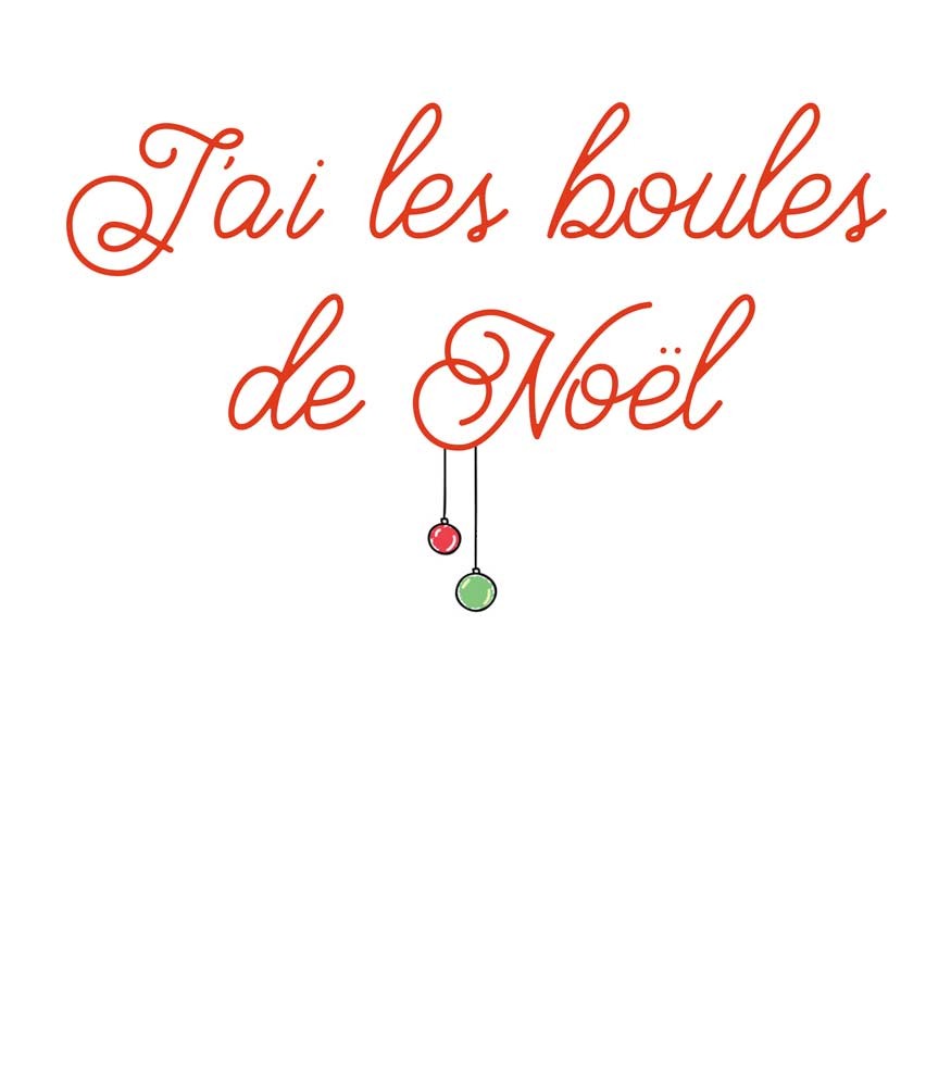 Tshirt Jai Les Boules De Noel Wercy