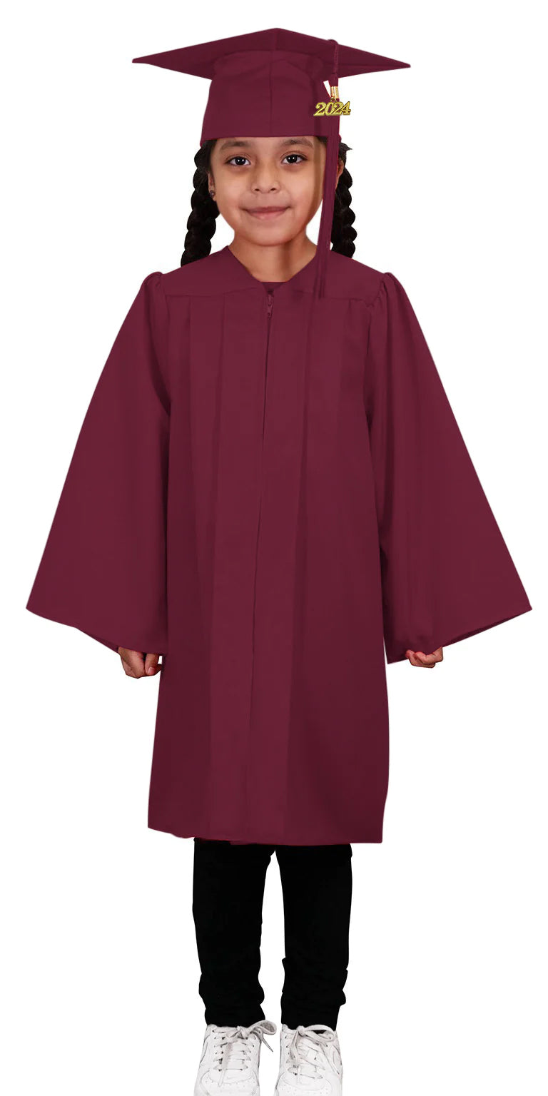 Graduation Cap & Gown for children from Grad Goods & More, since 1979. Made  in USA.