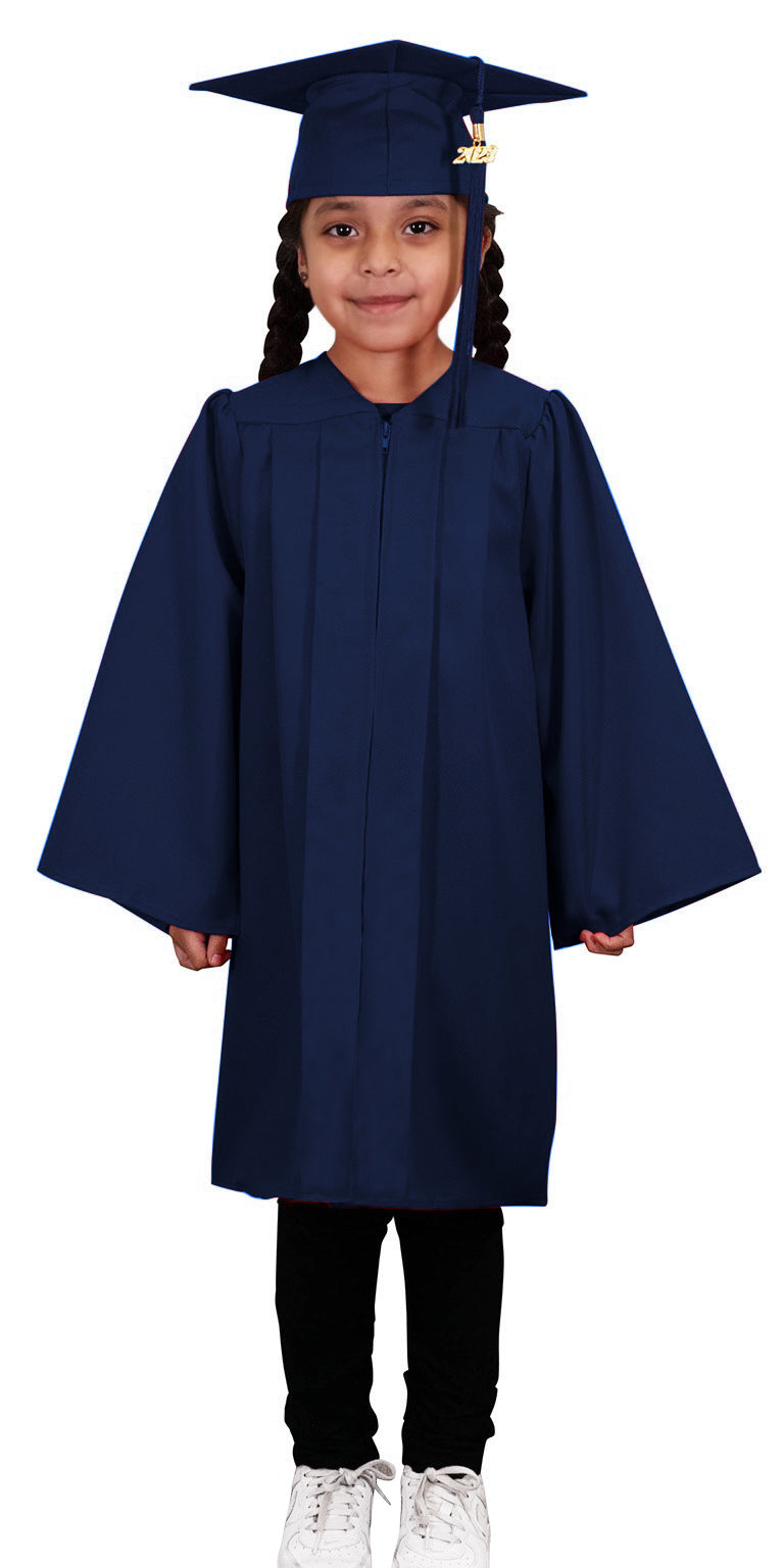 School Uniform Cap And Gown 2023 Matte Graduation Cap And Gown Robe Caps  With Tassel For High School Senior College Ceremony - School Uniforms -  AliExpress