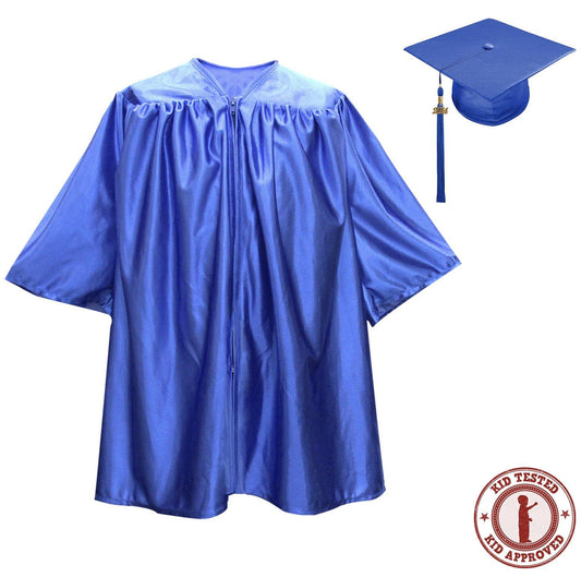 Matte Royal Blue High School Cap & Gown – Gradshop