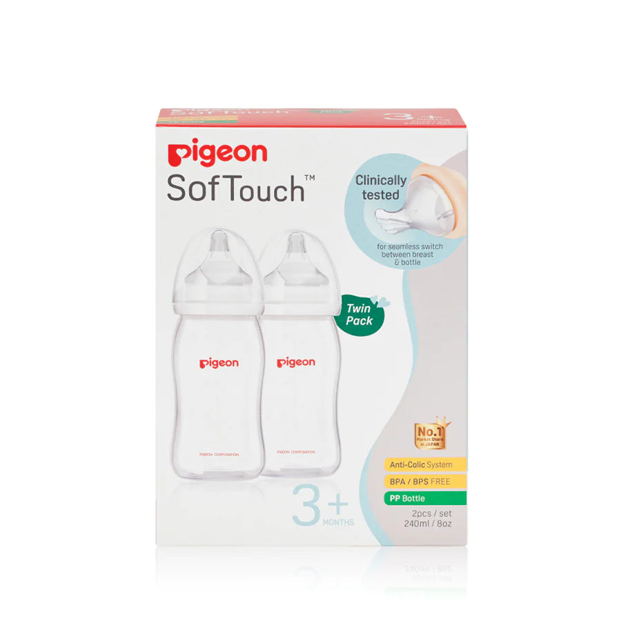 SofTouch™ Bottle PP Twin Pack 240ml