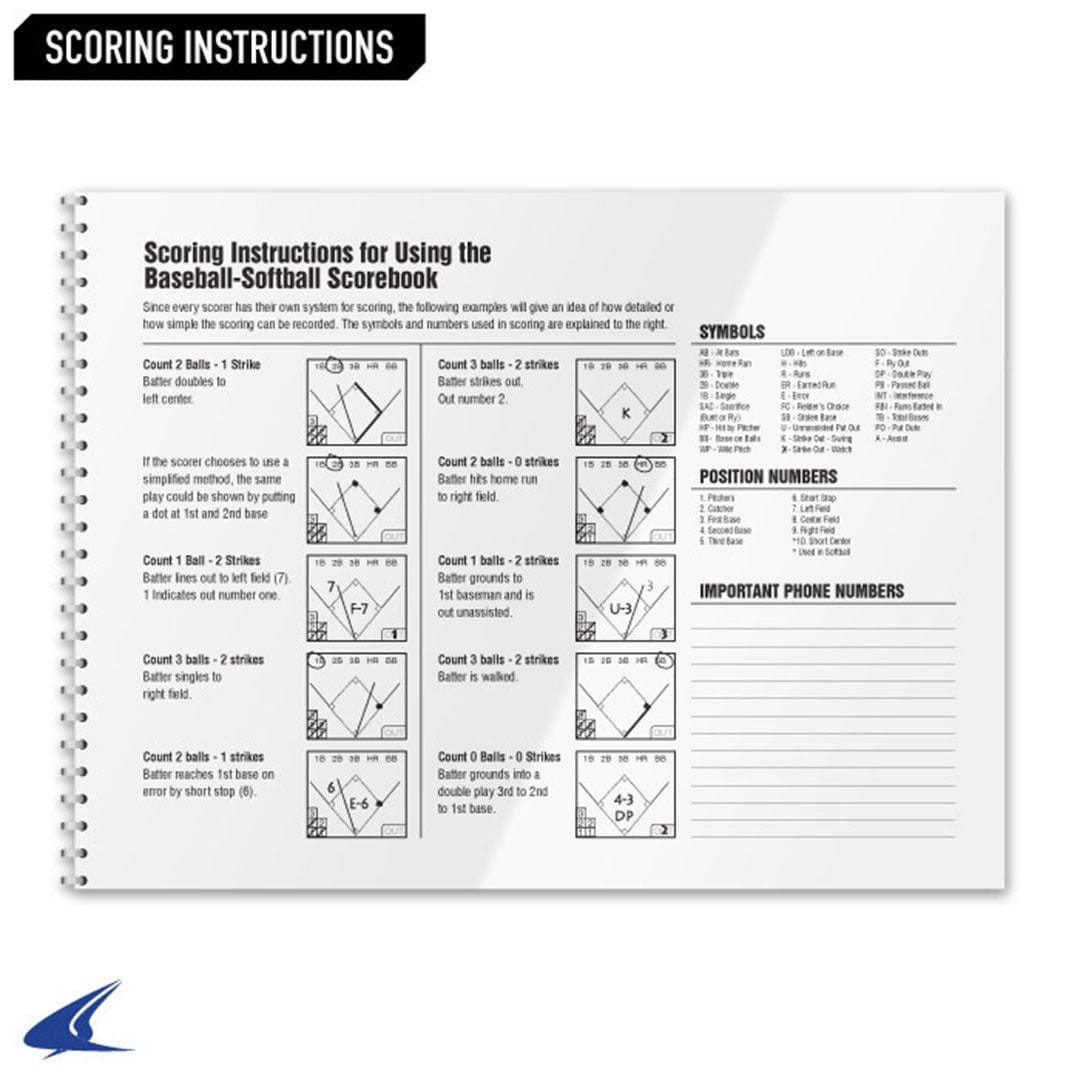 Champro Baseball/Softball Scorebook