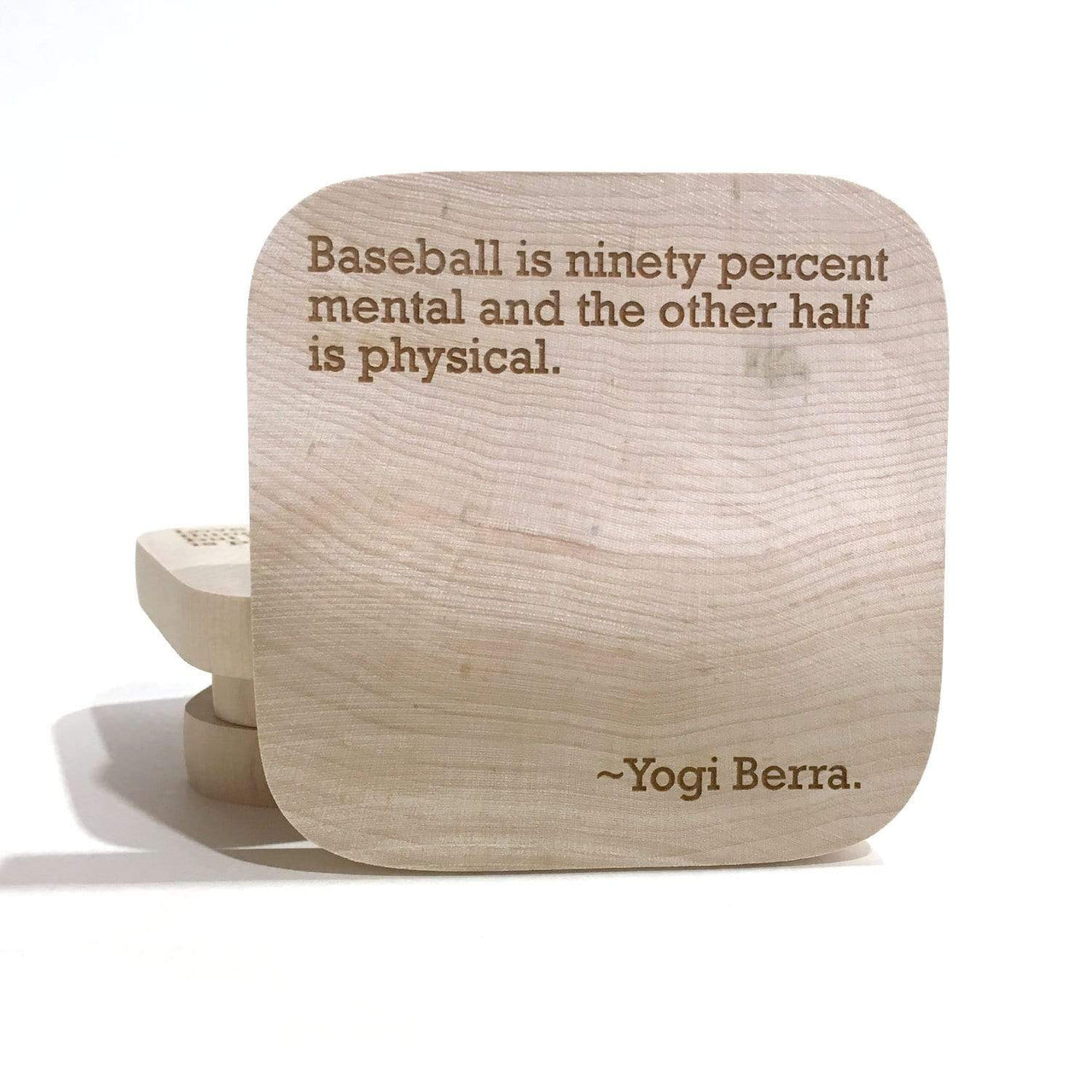 Yogi Berra Quote Coaster Set – The Wood Bat Factory