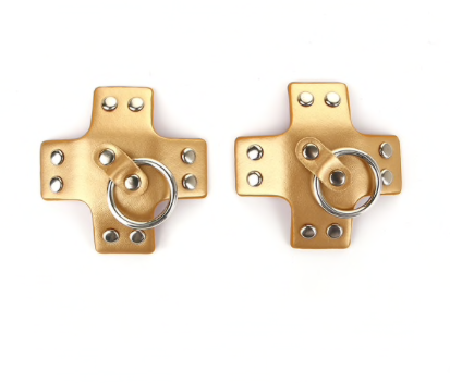 Chain Gold Metal Mesh Jewel Reusable Nipple Cover Pasties – Raveland