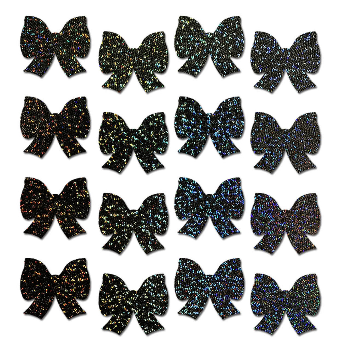 Kitty Cat: Happy Black Glitter Kitty Cat Nipple Pasties – Raveland