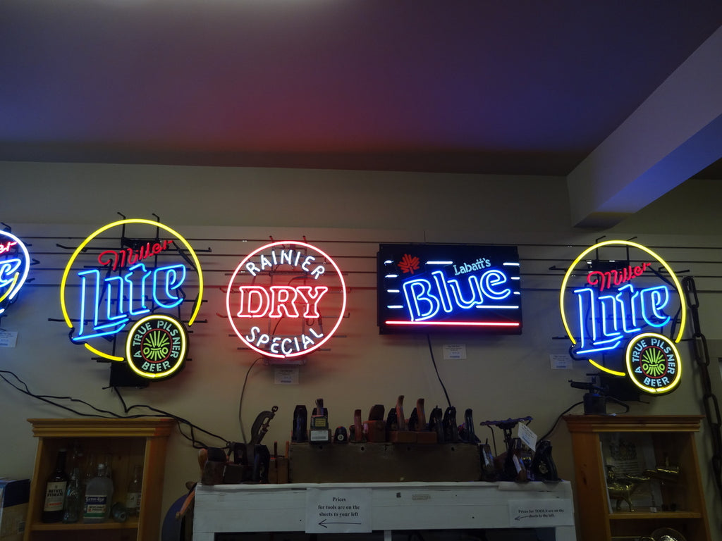Vintage Neon Beer Signs