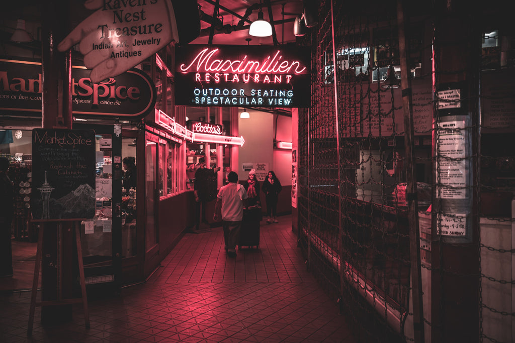 Retro Neon Restaurant Signs